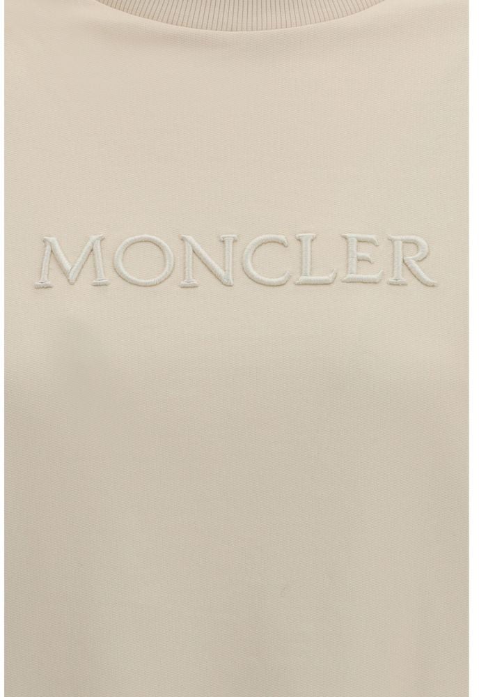 Moncler Moncler Beige Cotton Sweatshirt Beige