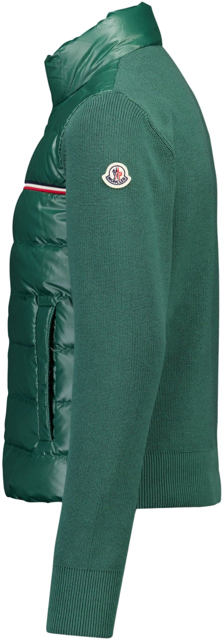 Moncler Moncler Kinder Jongens Vest In Donker Groen Groen