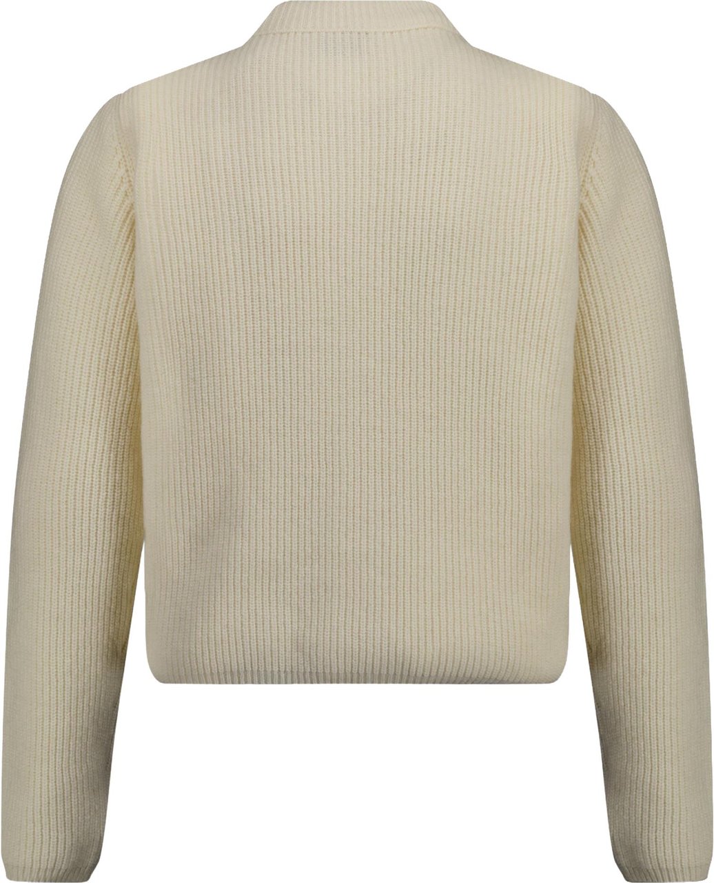 Moncler Kinder Meisjes Vest In Off White Wit