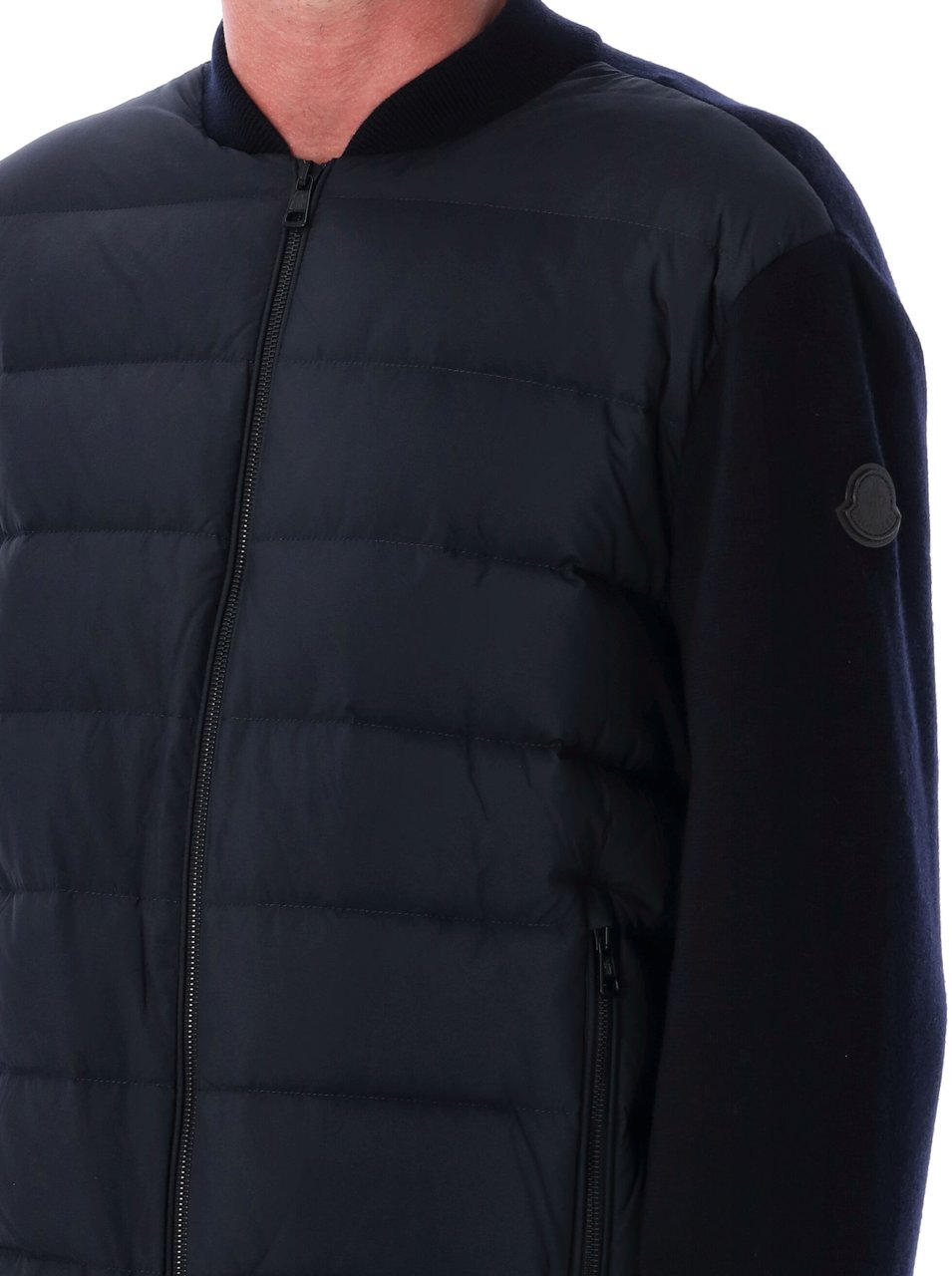 Moncler Cardigan Blu Blauw