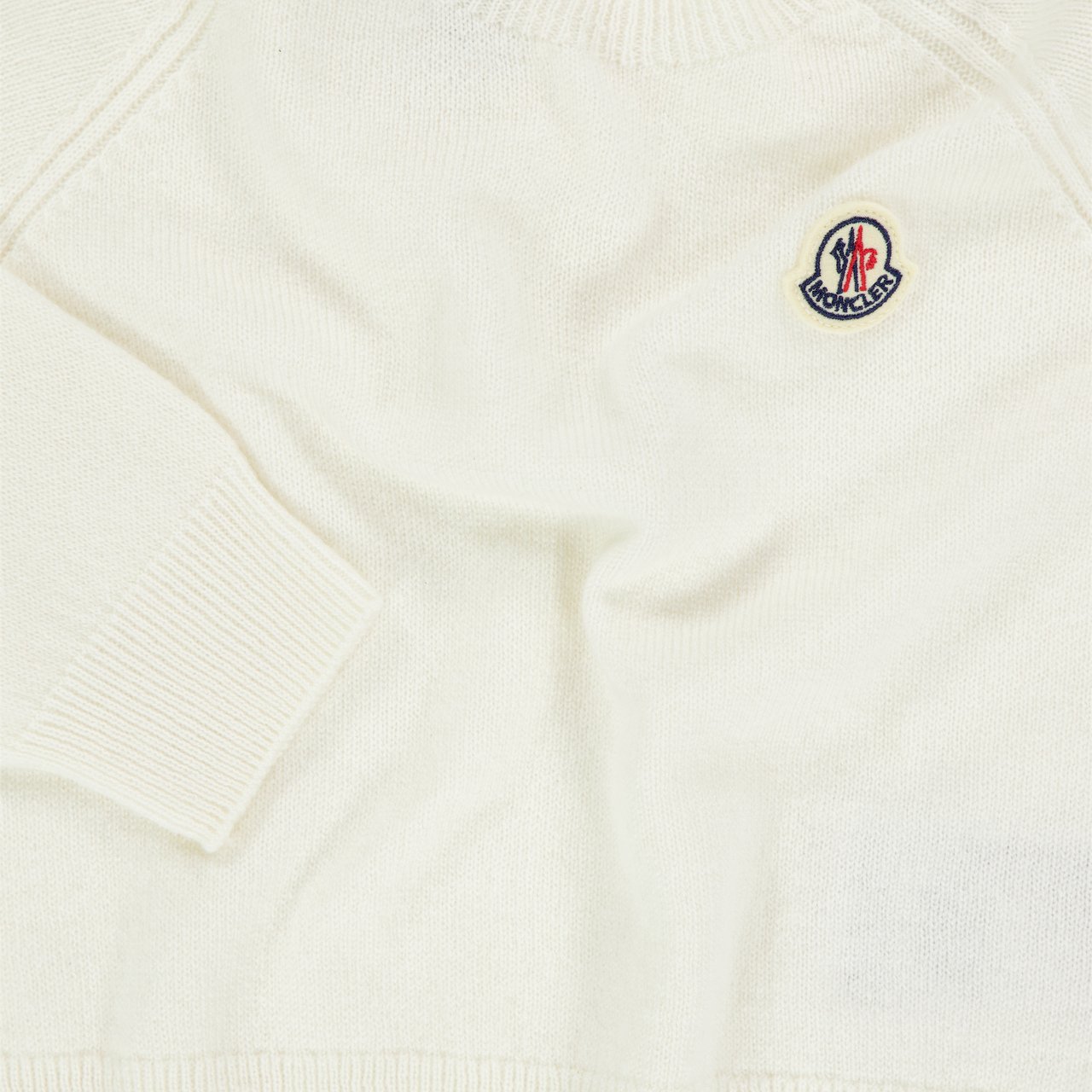 Moncler Moncler Baby Jongens Trui In Off White Wit