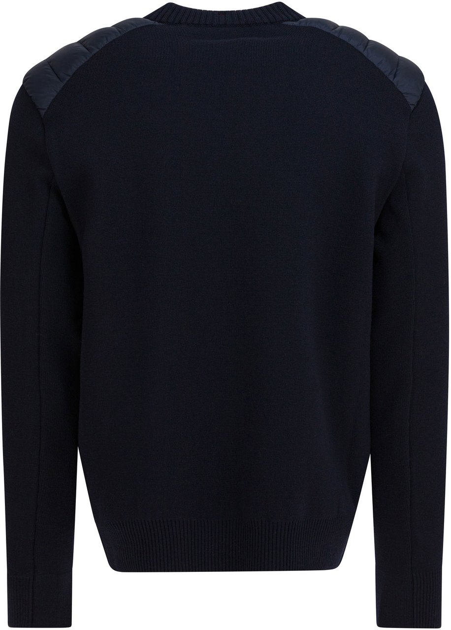 Moncler Wool crewneck sweater Blauw