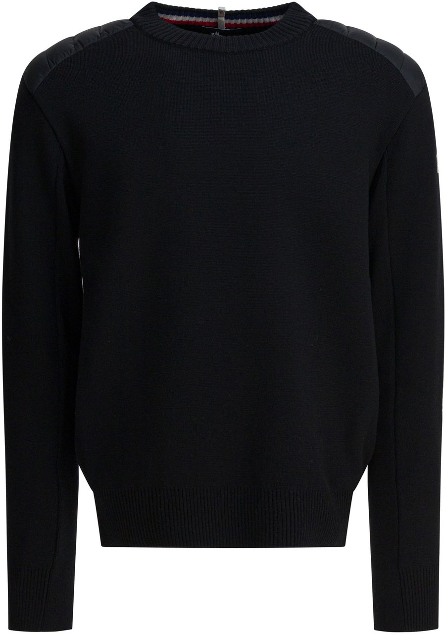 Moncler Wool crewneck sweater Blauw