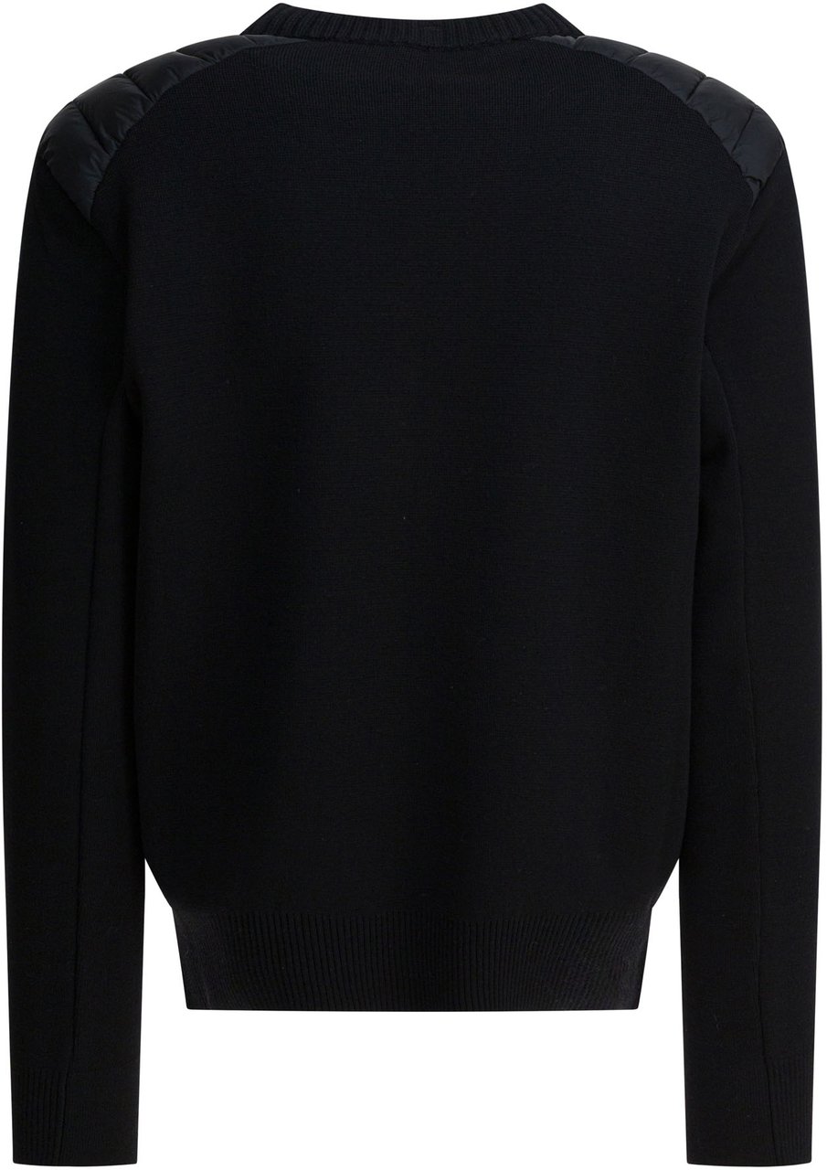 Moncler Wool crewneck sweater Blauw