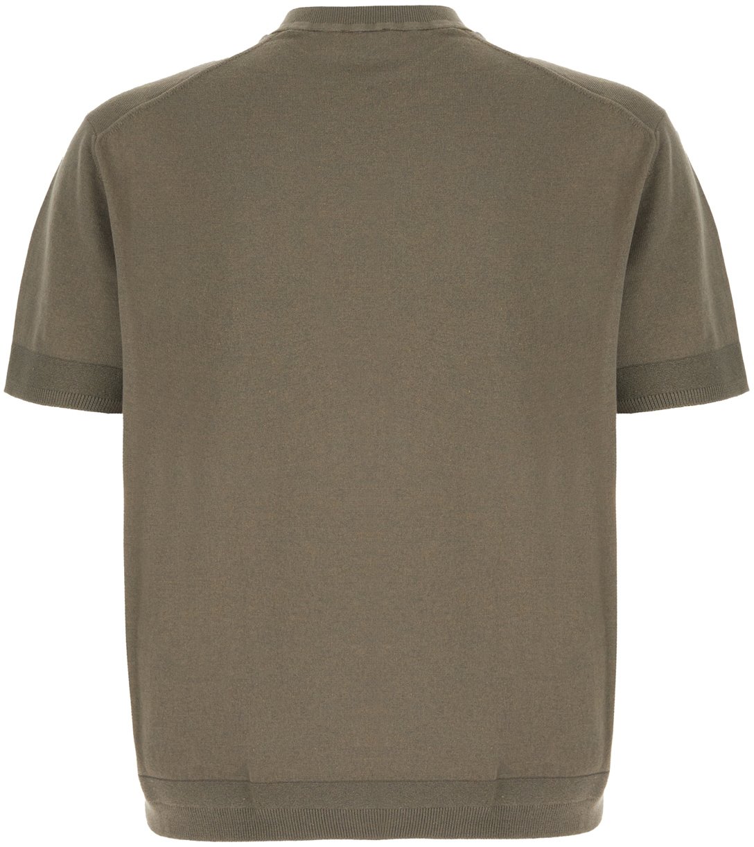 Moncler Moncler Olive green silk blend sweater Groen