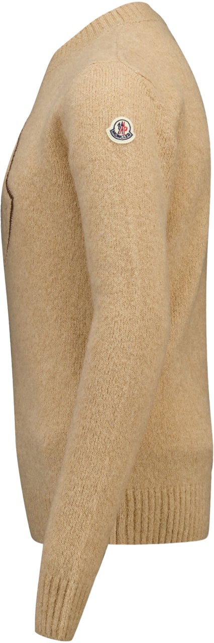 Moncler Moncler Kinder Jongens Trui In Beige Beige