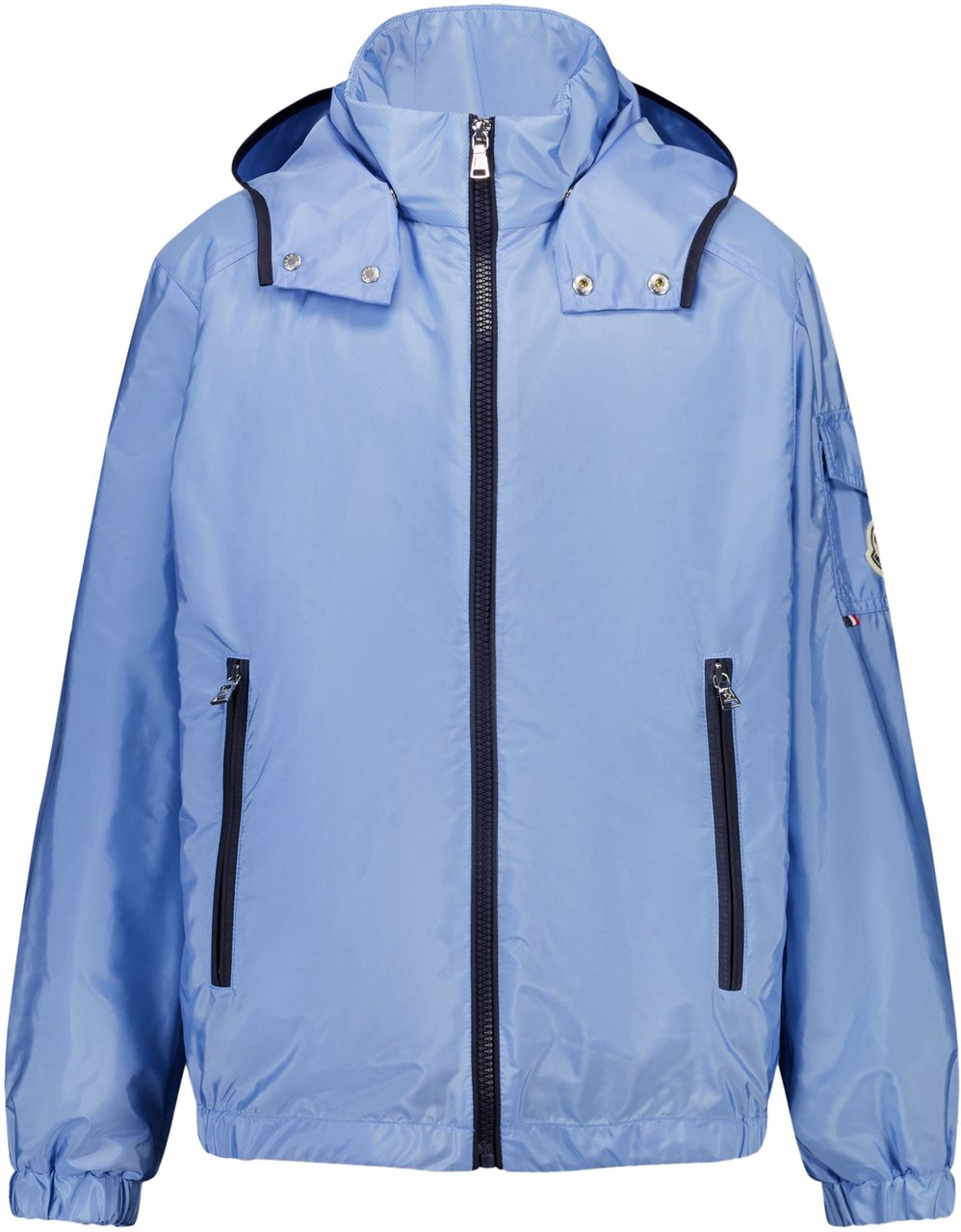 Moncler Moncler Banu Kinder Jongens Zomerjas In Licht Blauw Blauw