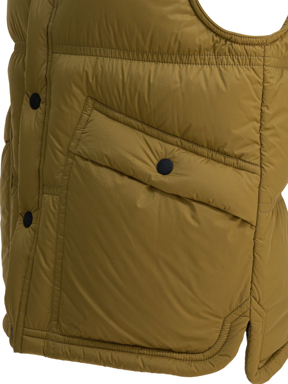 Moncler "Aul" sleeveless jacket Beige