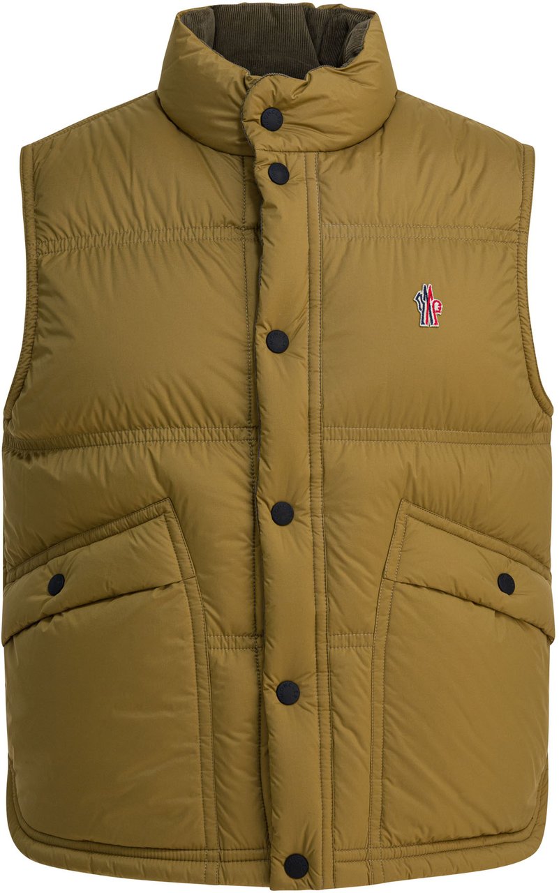Moncler "Aul" sleeveless jacket Beige