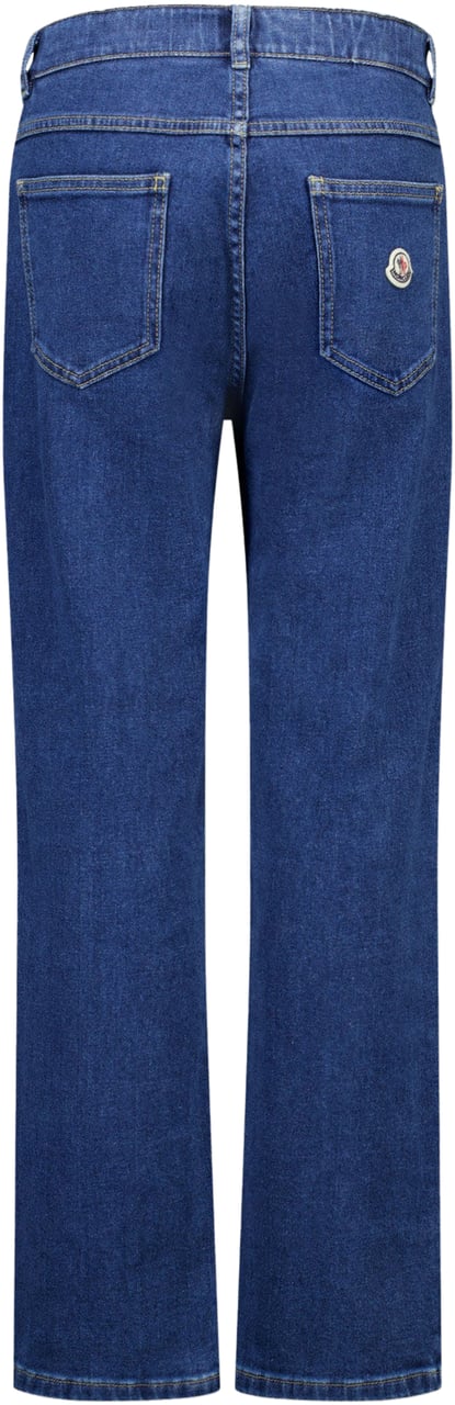 Moncler Kinder Jongens Jeans In Blauw Blauw