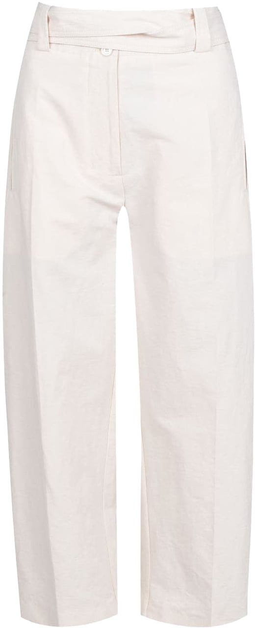 Moncler 2  Genius 1952 Belted Cropped Pants Beige