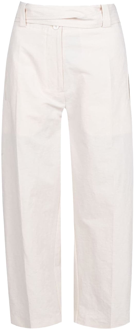 Moncler 2  Genius 1952 Belted Cropped Pants Beige