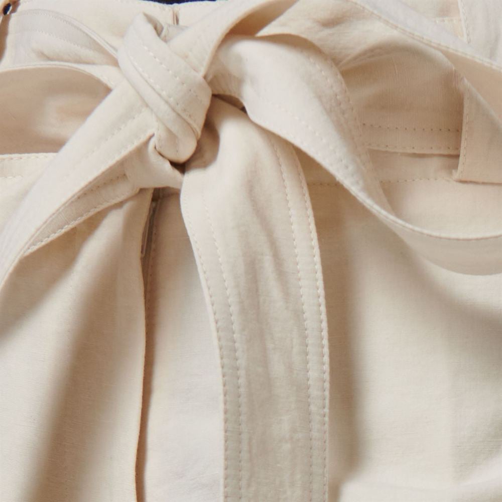 Moncler 2  Genius 1952 Belted Cropped Pants Beige