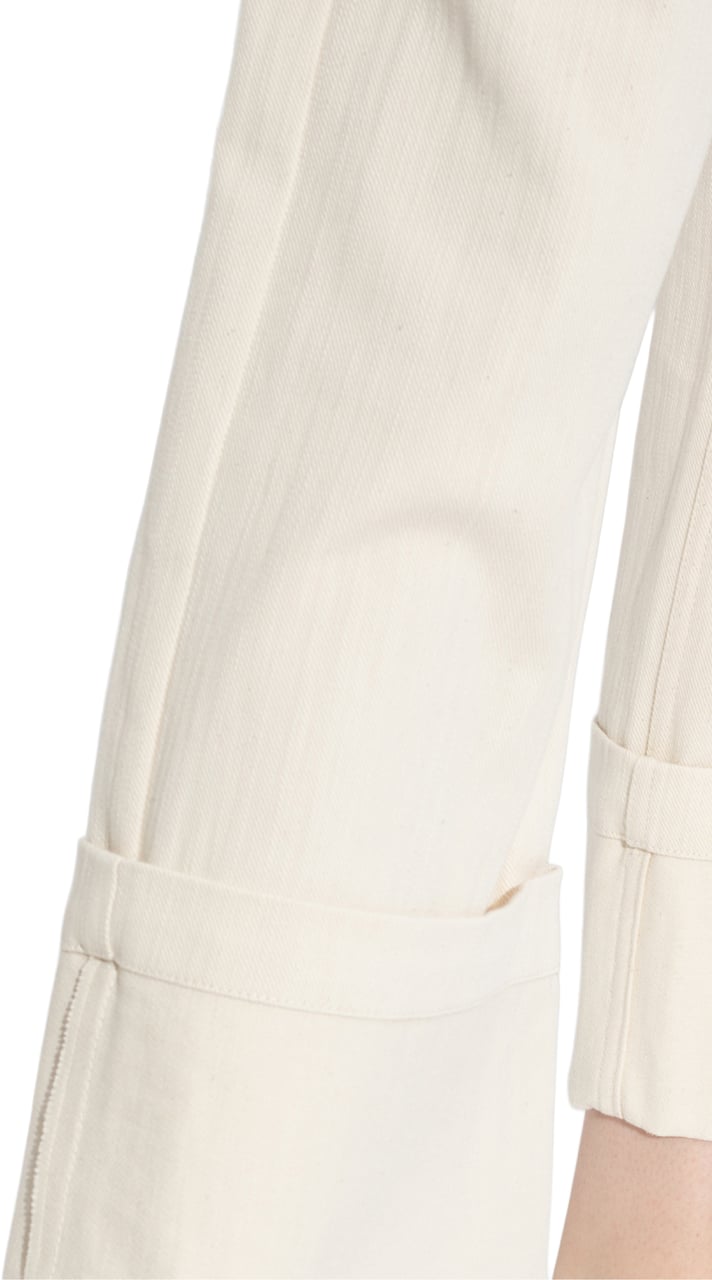 Moncler 2  1952 Wide Leg Trousers Wit