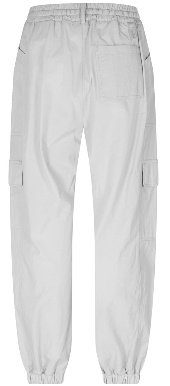 Moncler Cotton Logo Cargo Trousers Grijs