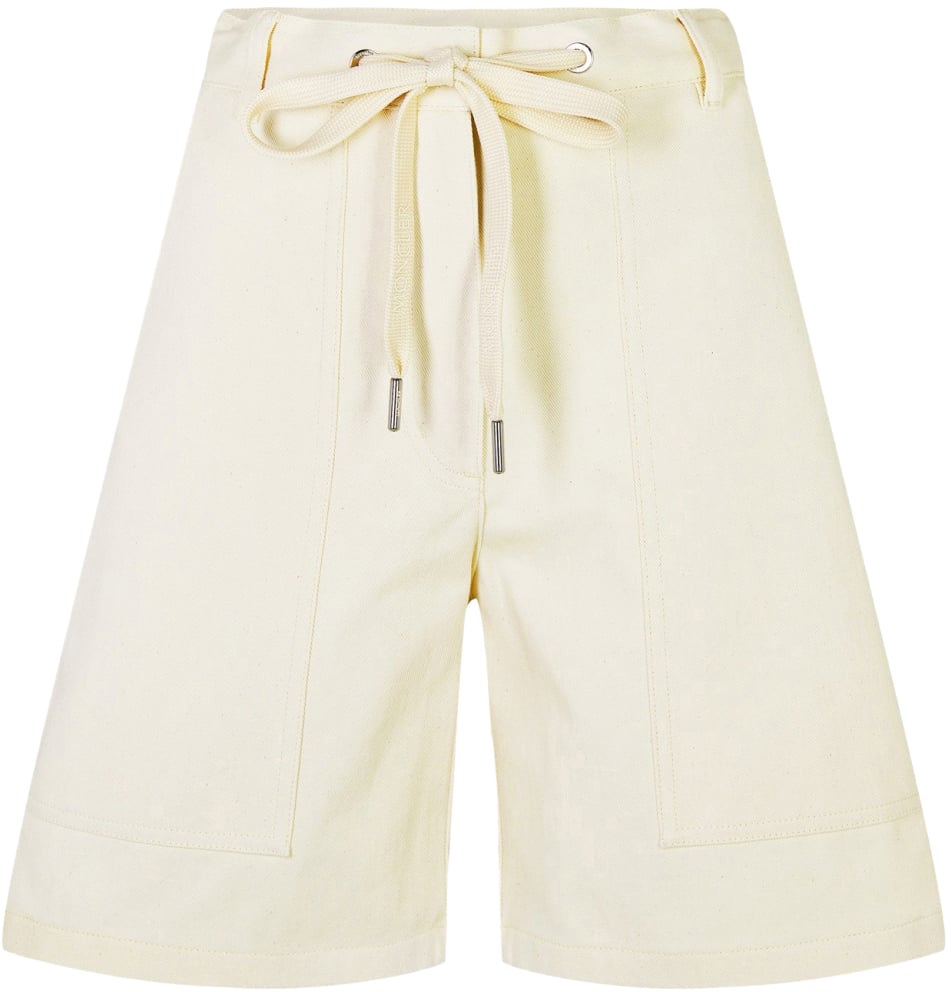 Moncler Drawstring-waist Knee-length Shorts Beige