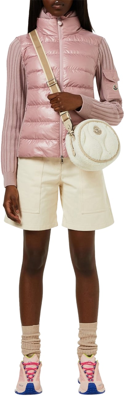 Moncler Drawstring-waist Knee-length Shorts Beige