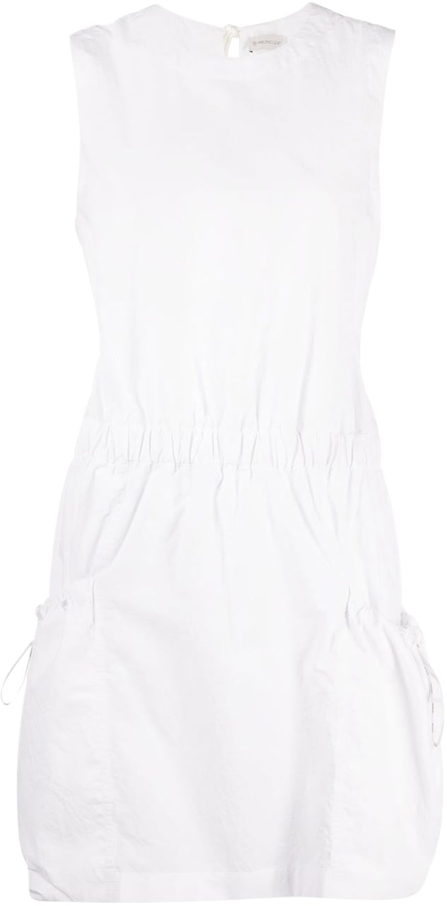Moncler Drawstring Sleeveless Dress Wit