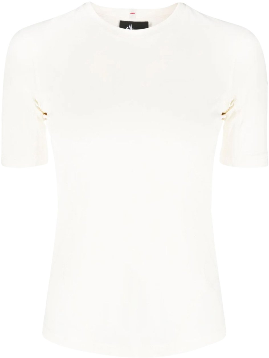 Moncler Grenoble Day Namic Logo T-shirt Wit