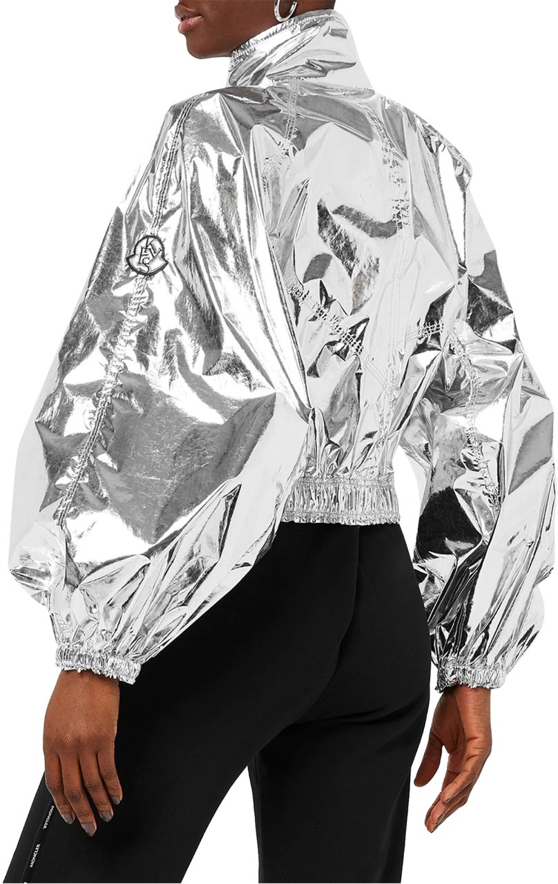Moncler X Alicia Keys Flatbush Windbreaker Jacket Zilver