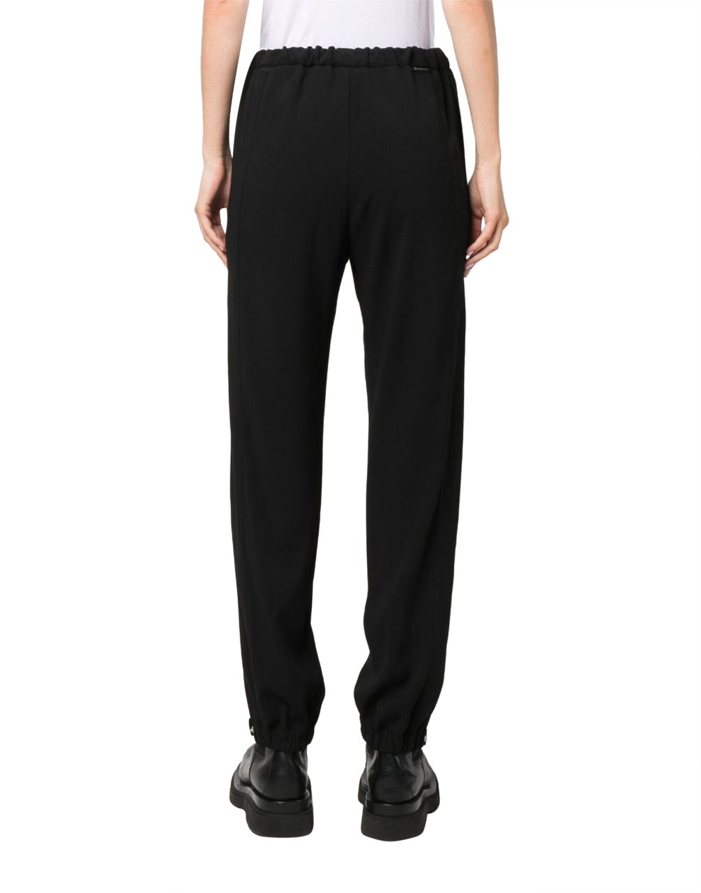 Moncler Satin Jogging Pants Zwart