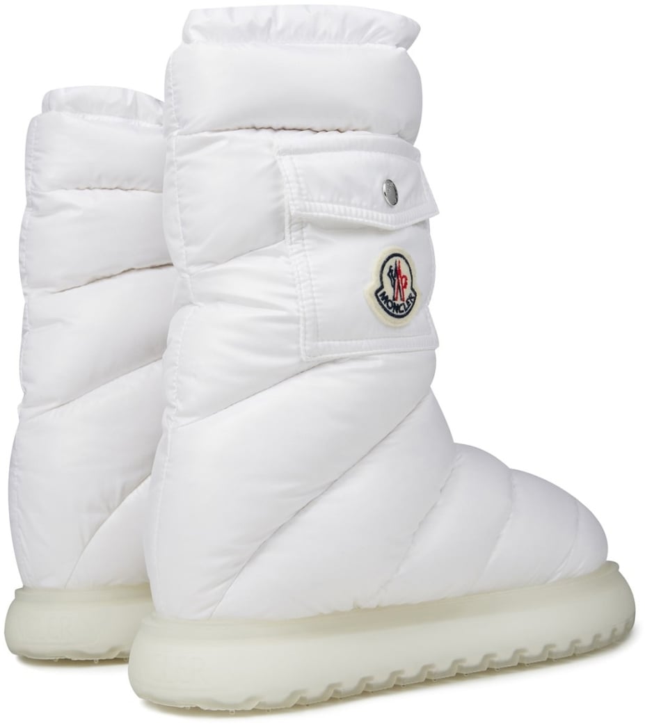 Moncler Gaia Pocket Mid Padded Snow Boots Wit