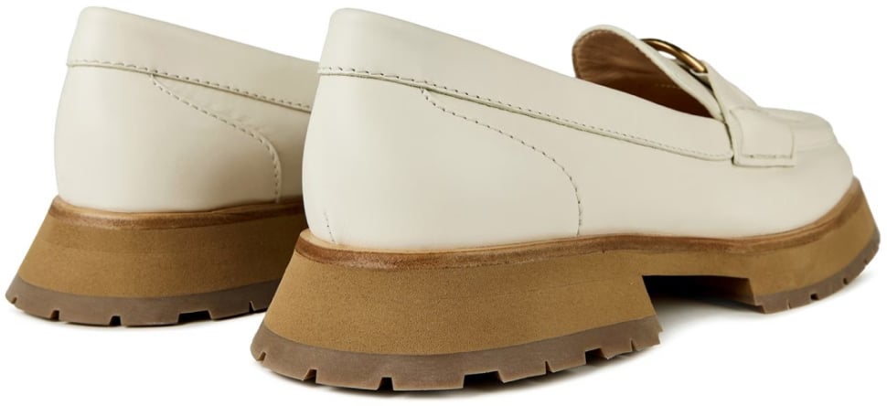 Moncler Bell Logo Loafers Wit