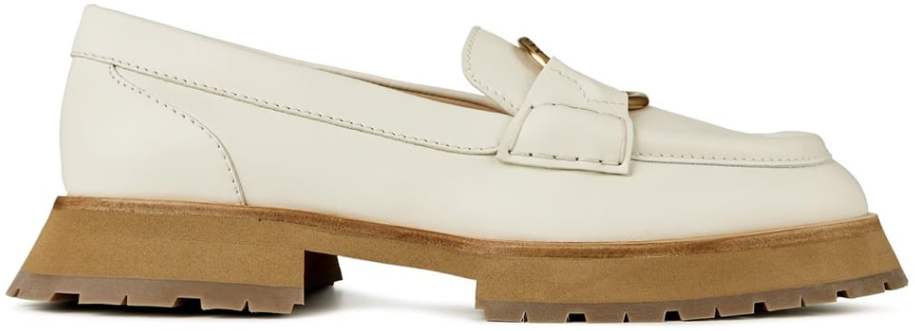 Moncler Bell Logo Loafers Wit