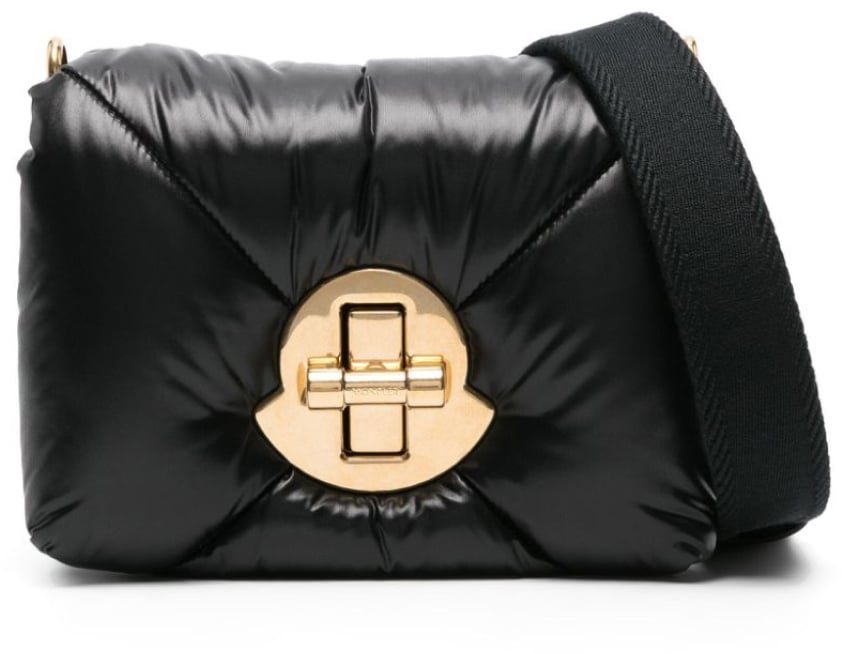 Moncler Puf Twist-lock Mini Crossbody Bag Zwart