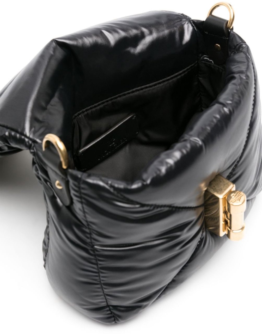 Moncler Puf Twist-lock Mini Crossbody Bag Zwart