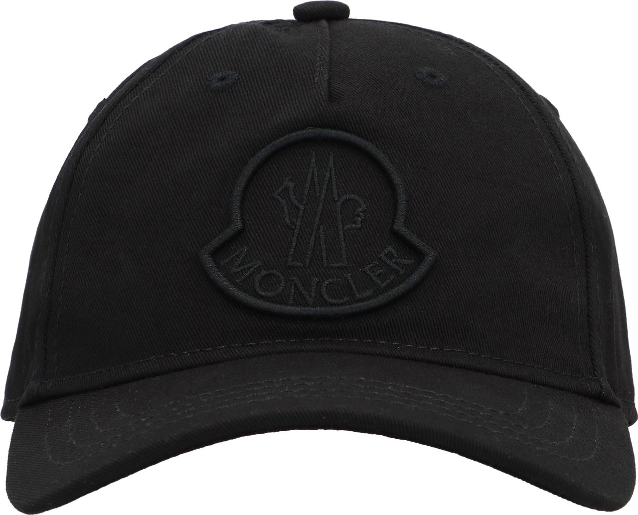 Moncler Logo baseball cap Zwart