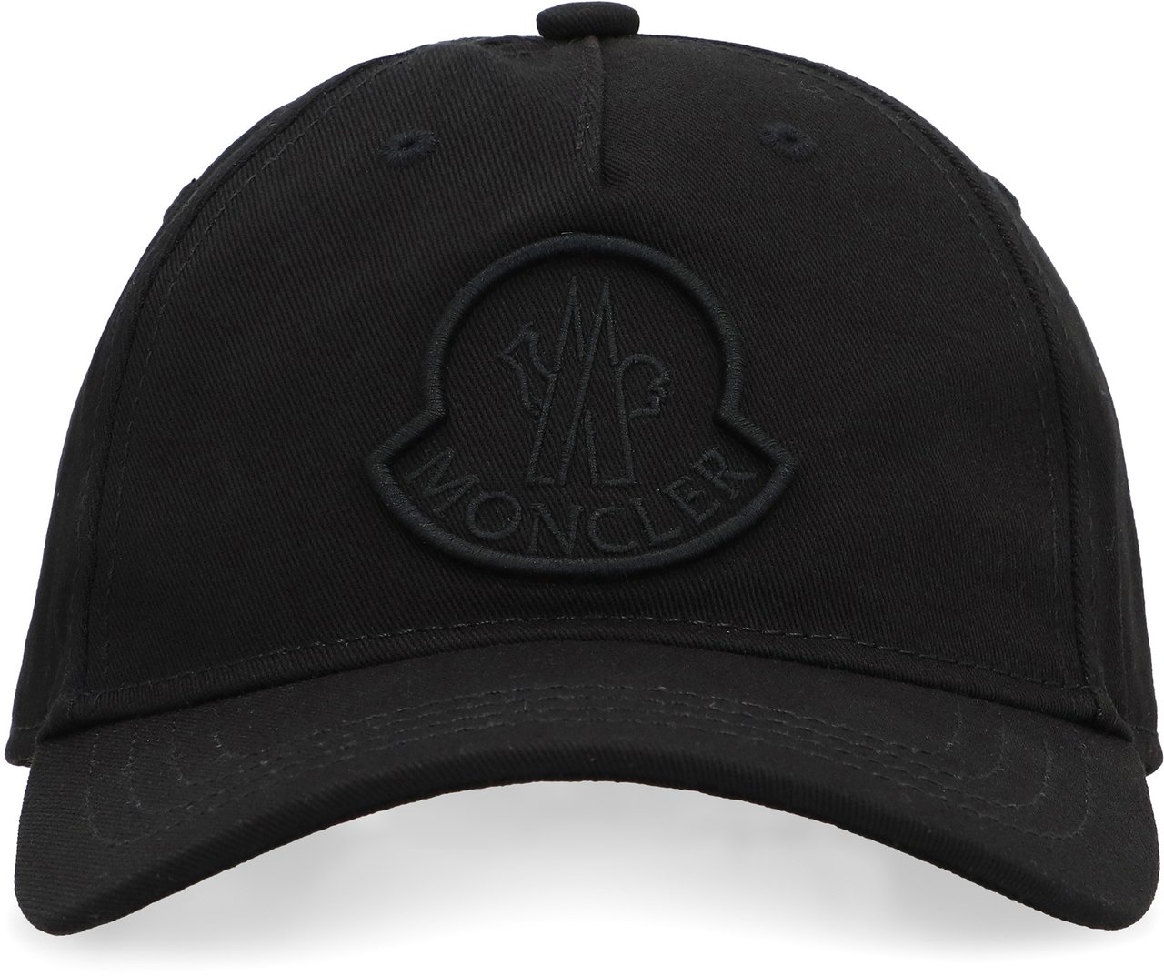 Moncler Logo baseball cap Zwart