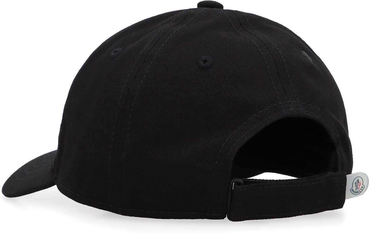 Moncler Logo baseball cap Zwart