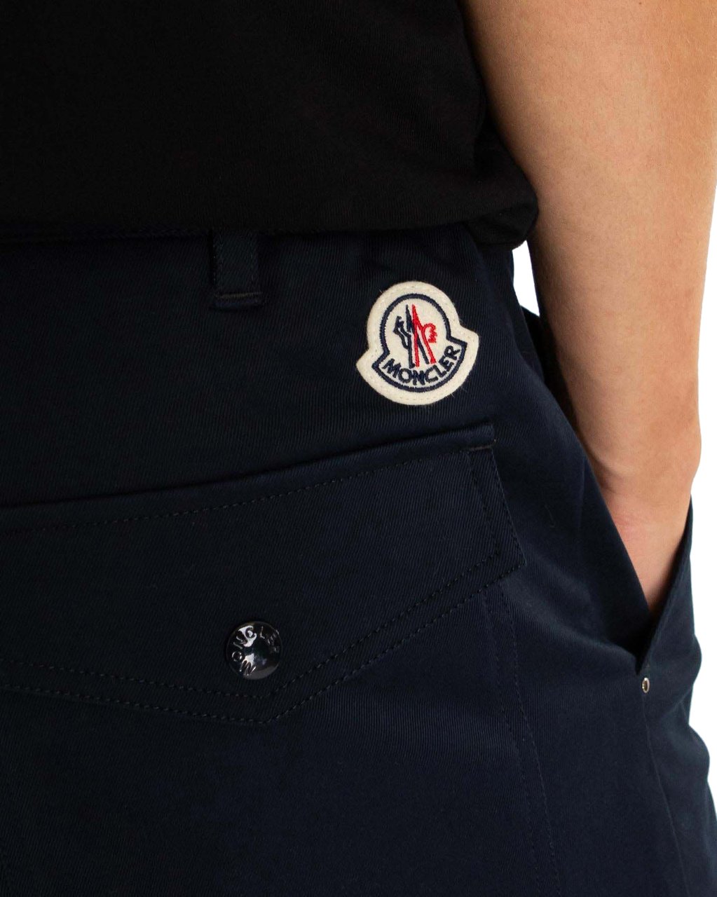 Moncler Heren Trousers Blauw