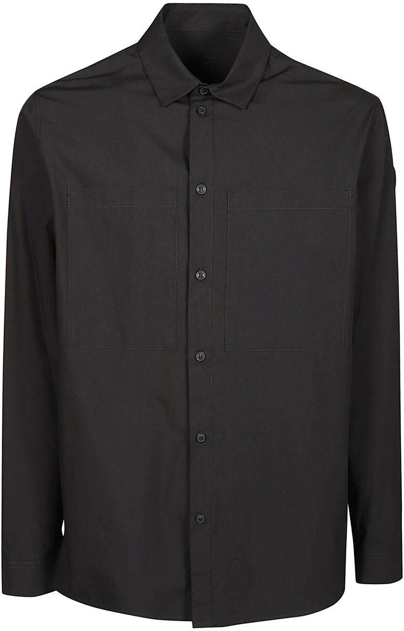 Moncler Long Sleeve Shirt Black Zwart