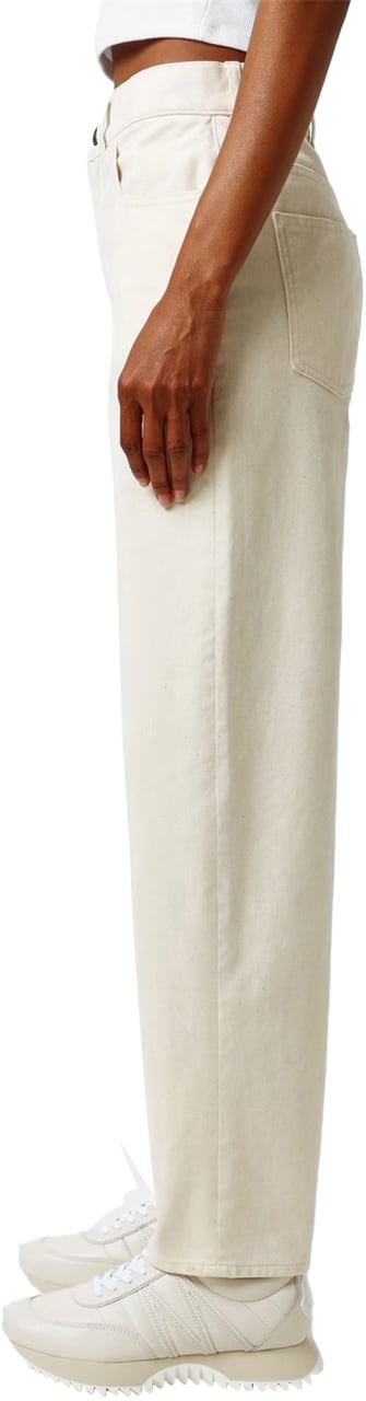 Moncler Cropped Tapered Leg Jeans Beige