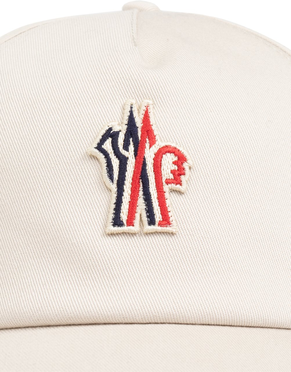 Moncler Grenoble Logo Patch Baseball Cap Beige