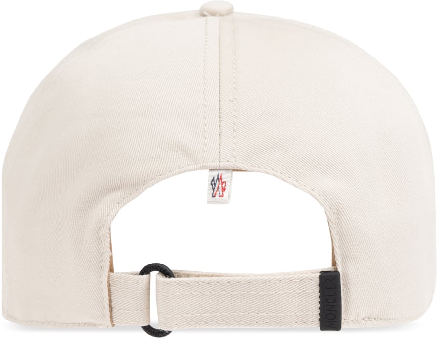 Moncler Grenoble Logo Patch Baseball Cap Beige