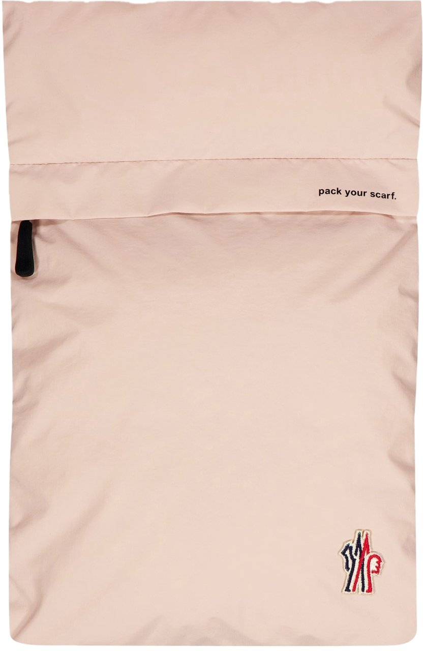 Moncler Après-ski Padded Down Scarf Roze