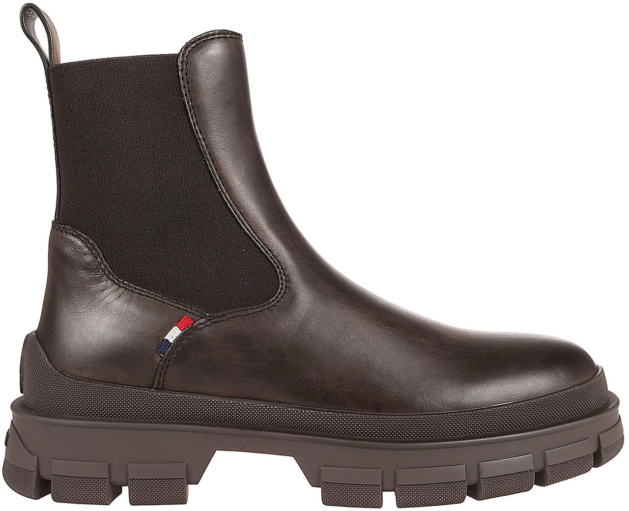 Moncler Hevea Chelsea Boots Brown Bruin