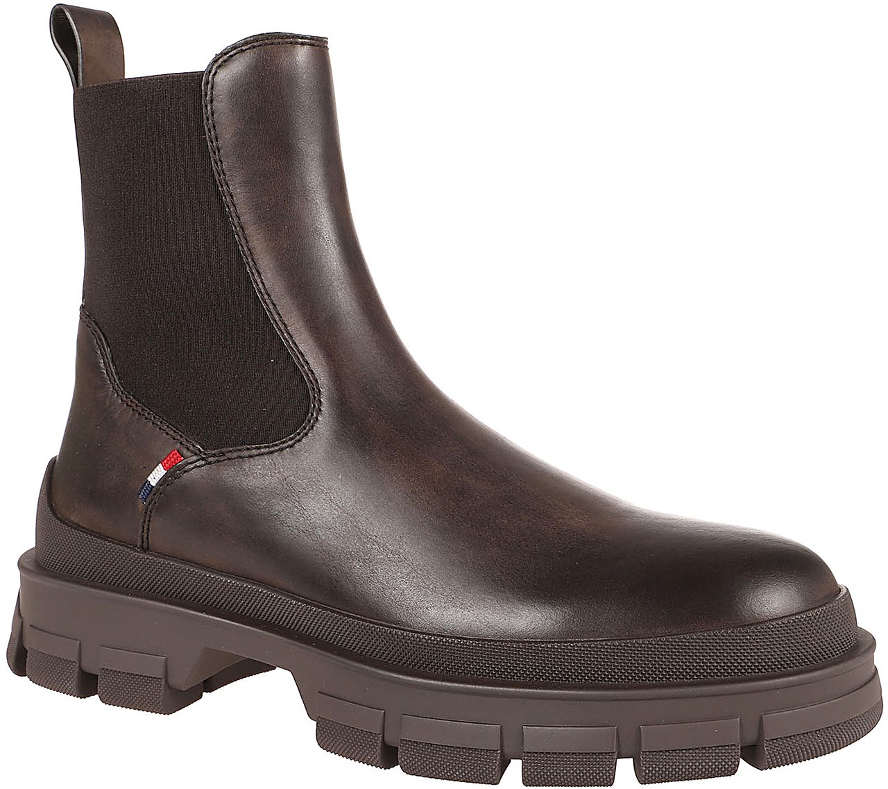 Moncler Hevea Chelsea Boots Brown Bruin