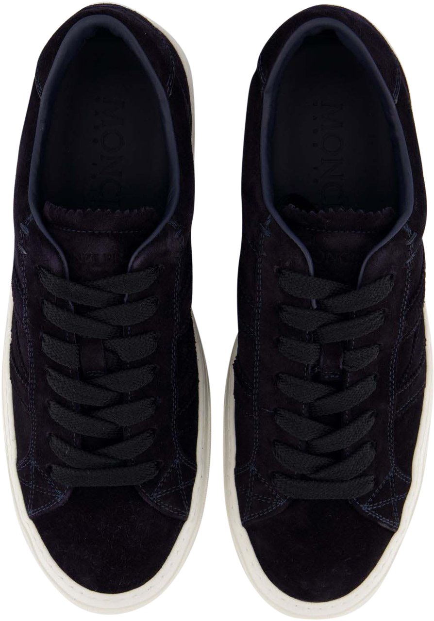 Moncler Heren Monaco2 Low Top Sneakers Blauw