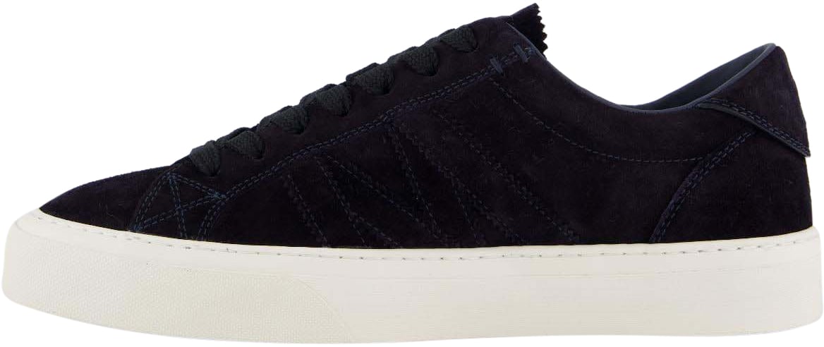 Moncler Heren Monaco2 Low Top Sneakers Blauw