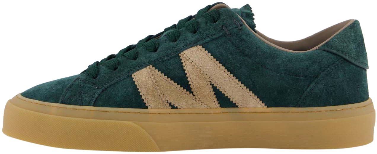 Moncler Heren Monaco2 Low Top Sneakers Groen