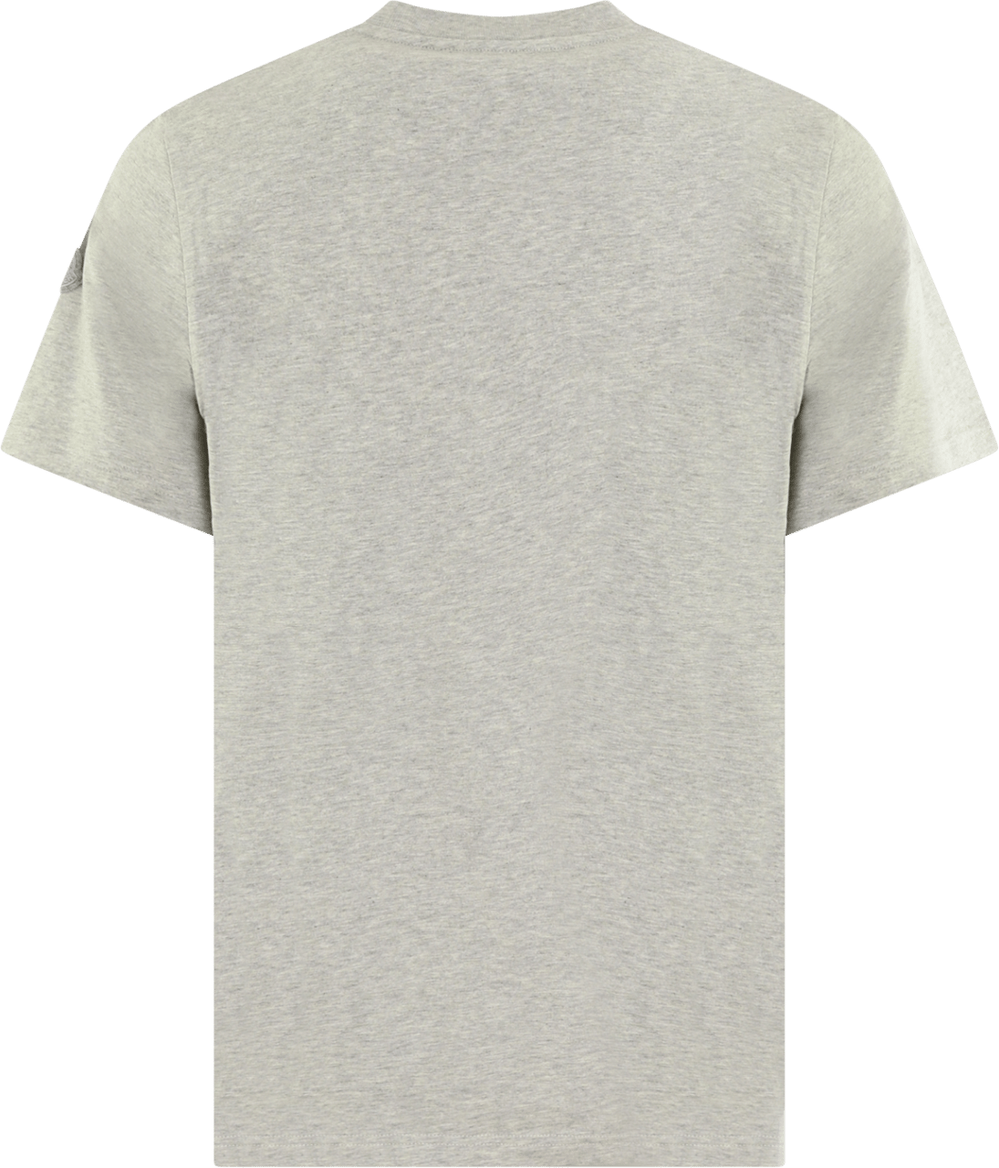 Moncler Heren Raised Logo T-Shirt Grijs Grijs