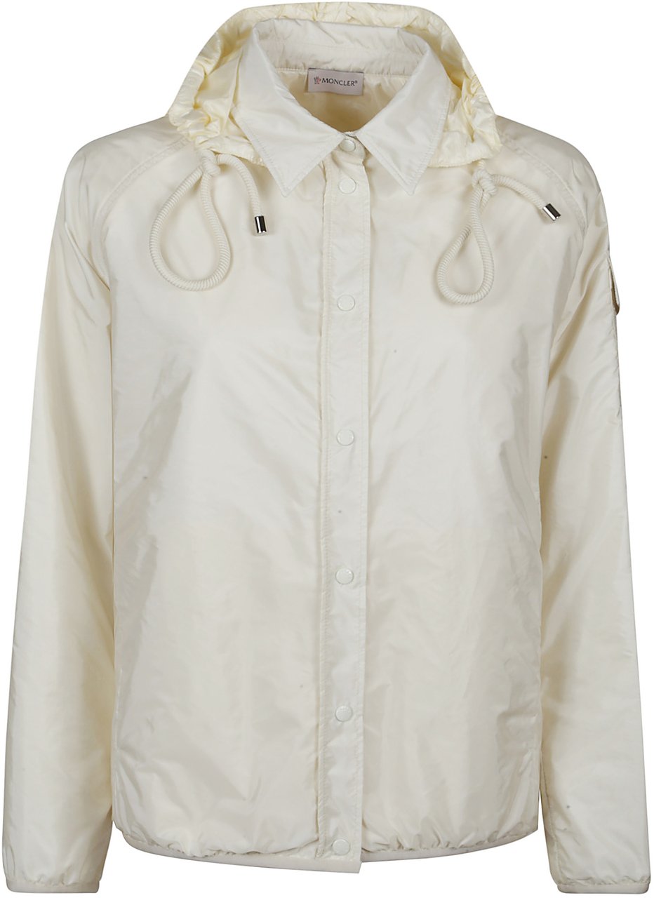 Moncler Shirt Jacket White Wit