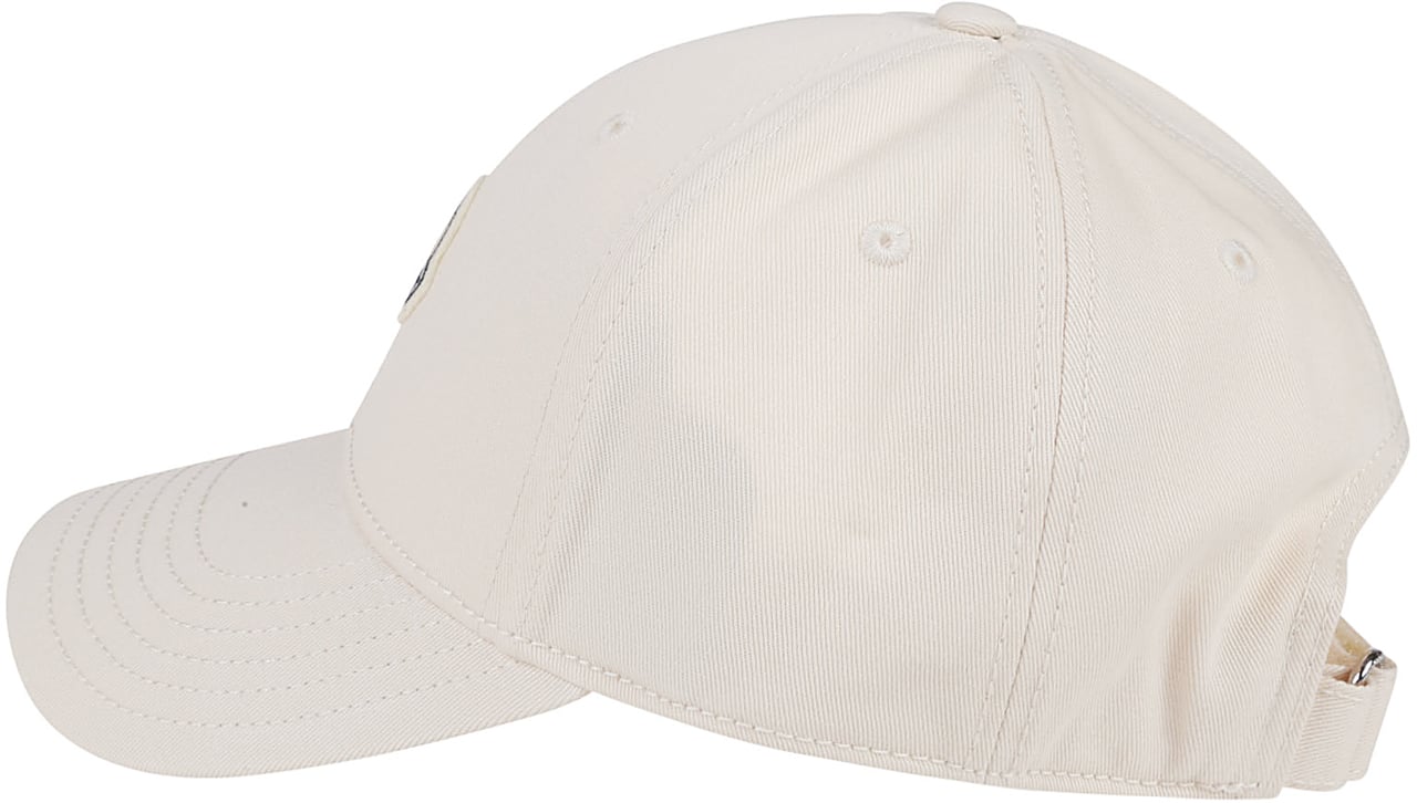 Moncler Baseball Cap White Wit