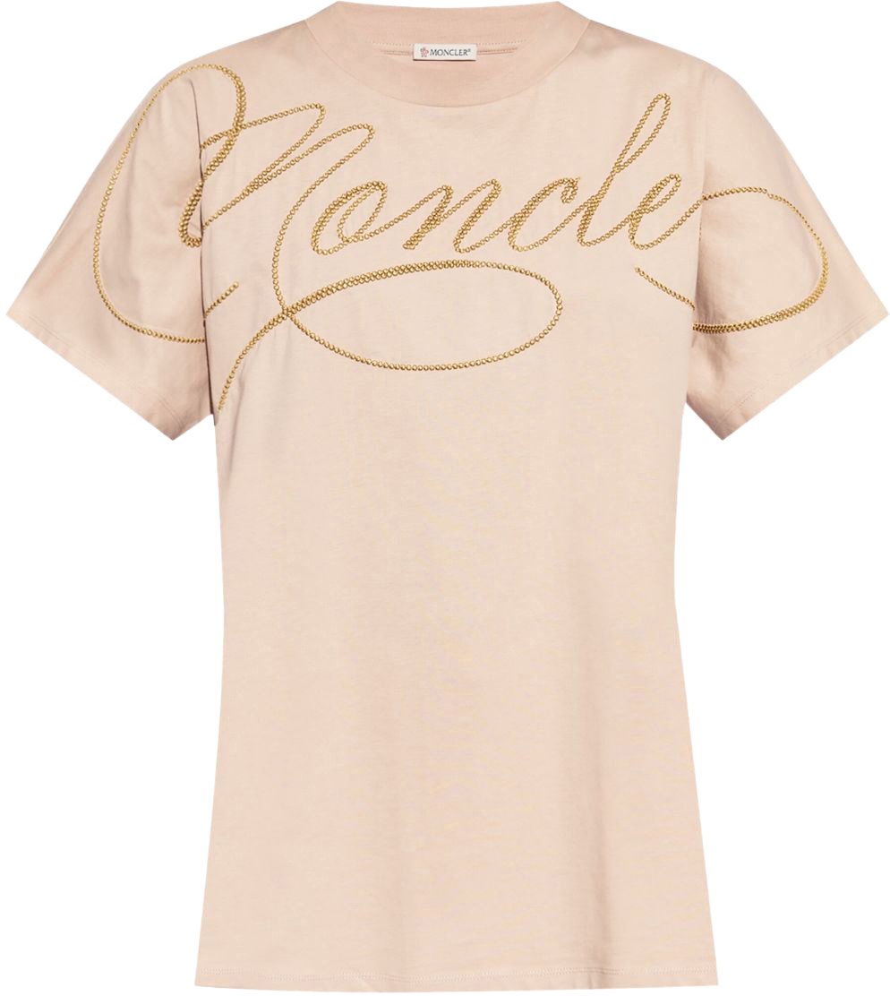 Moncler T-Shirts And Polos Pink Roze