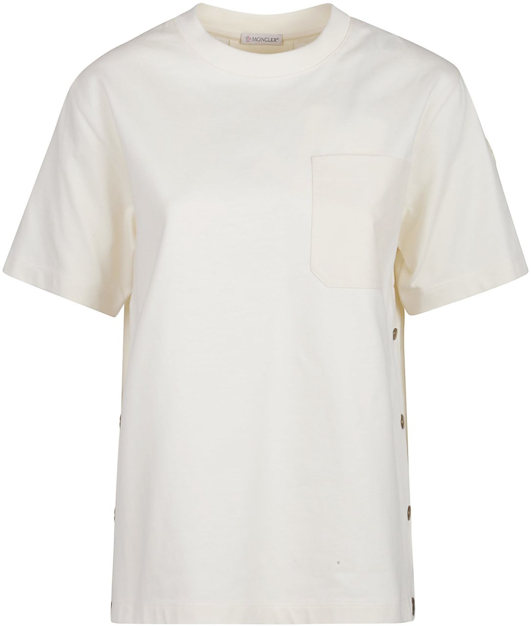 Moncler T-shirt White Wit
