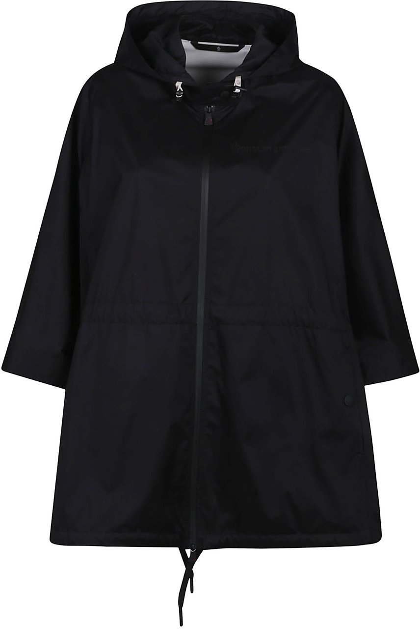 Moncler Vorassay Cape Black Zwart